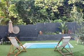 Studio-Valentine climatisée avec piscine & Spa